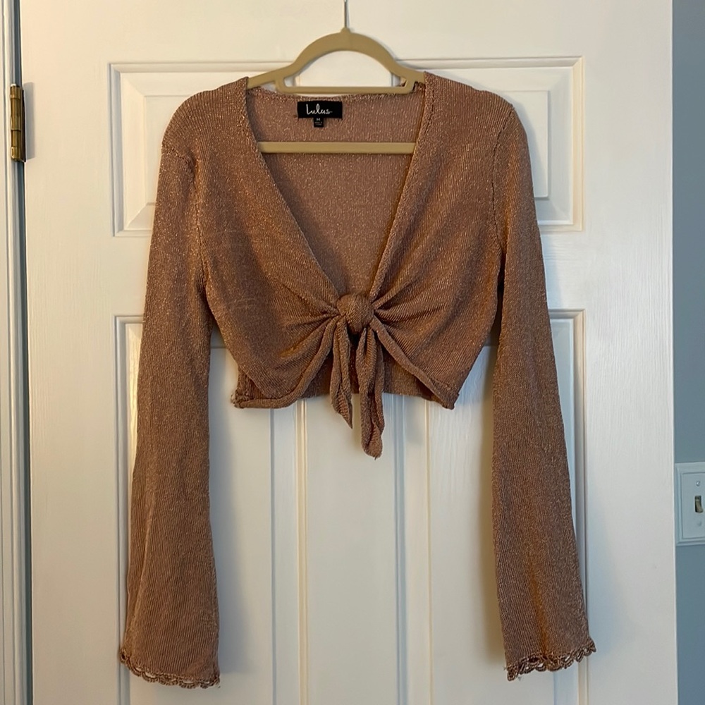 Lulus Tie Front Top